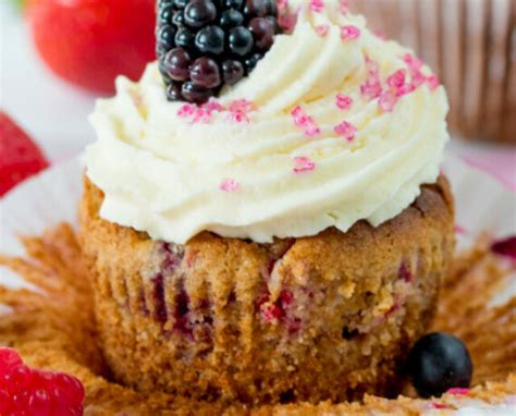 Berry Gluten-Free Cupcakes Recipe