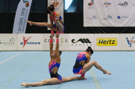 Desporto no Distrito de Setúbal Ginástica acrobática competição de