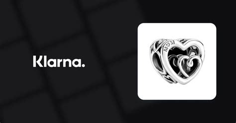 Pandora Entwined Infinite Hearts Charm Silver • Price