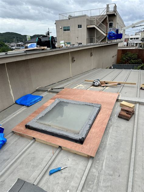 船津町にて天窓塞ぎ工事 | 山本板金工務店 ｜ 福岡県大牟田市で板金工事・雨漏り対策のことなら