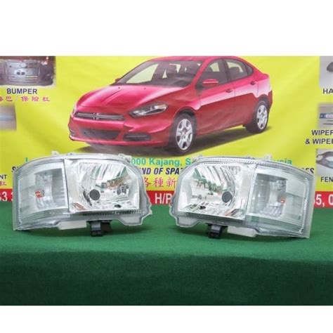 Toyota Hiace Kdh Head Lamp Lh Rh Facelift Lampu Besar