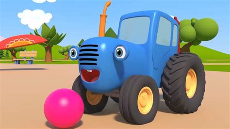 Синий трактор - Гонка 🚜 Развивающие мультфильмы про машинки для детей ...