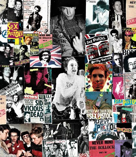Sex Pistols Collage Painting By Doug Siegel Pixels