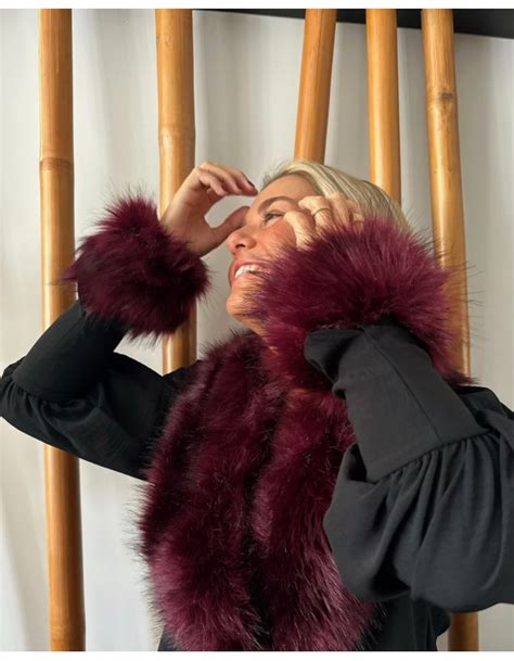 Pu Os De Pelo Sint Tico Rosa Nude Para Invitadas De Invierno Invitadisima