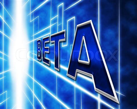software beta   program stock image colourbox