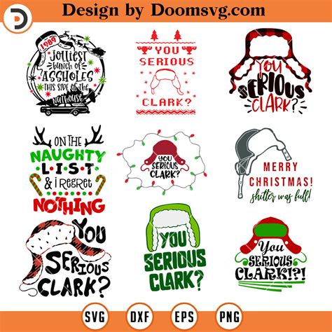 You Serious Clark Bundle Svg Christmas Vacation Svg Doomsvg