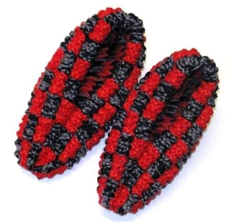 Mes Patrons De Pantoufles Crochet Slippers Knitted Slippers Coin