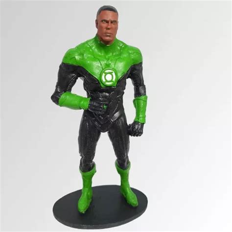 Boneco Lanterna Verde John Stewart Action Figure Parcelamento Sem Juros