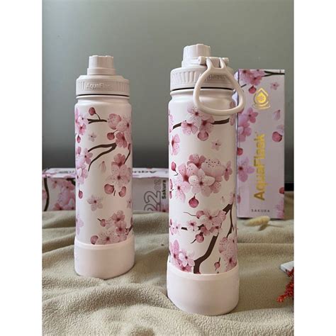 Aquaflask Sakura Limited Edition Complete Set Free Boot And Paracord 22oz 32oz 40oz Shopee