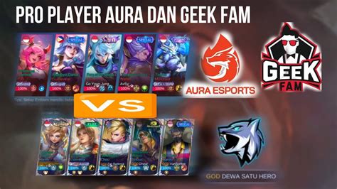 Dewa Satu Hero Vs Aura Fire Dan Geek Fam Ban Jhonson Dan Freya