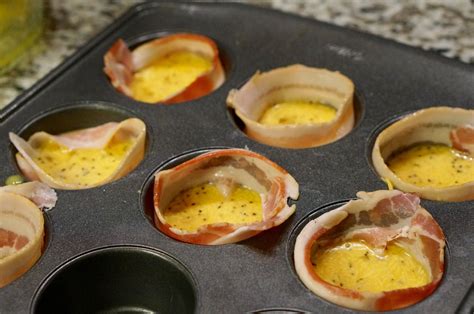 Scrambled Bacon Egg Muffins Baked Eggs Muffin Pan Eggs Bacon Egg Muffins