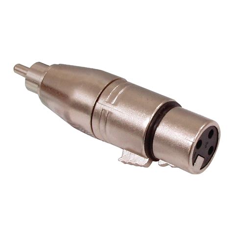 Conector Xlr Pin Hembra Rca Macho