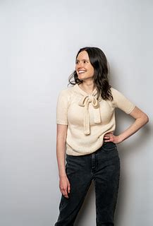 Ravelry Pussy Bow Blouse Pattern By Common Parlance