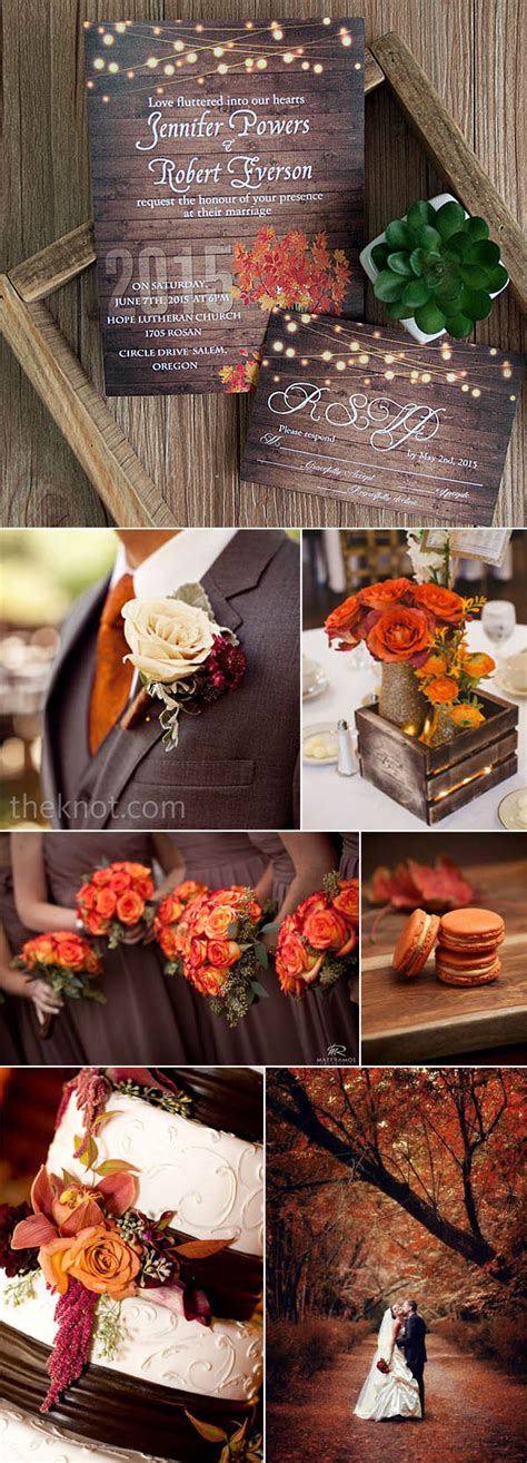 Ten Beautiful Fall Wedding Invitations To Match Your Wedding Colors - Elegantweddinginvites.com Blog