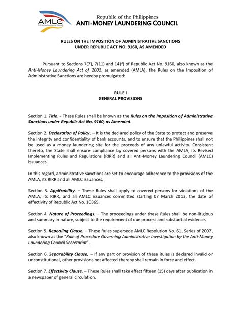 Administrative Civil Or Criminal Sanctions Cui 7