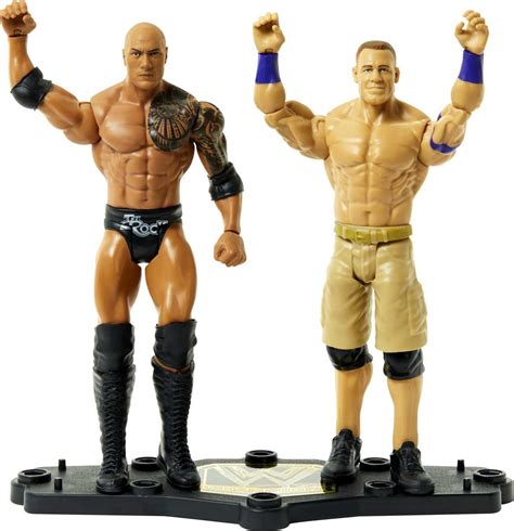 WWE Championship Showdown The Rock Vs John Cena 2 Pack Walmart