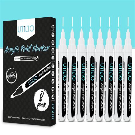 buy white paint marker  pack mm fine tip   japan bold