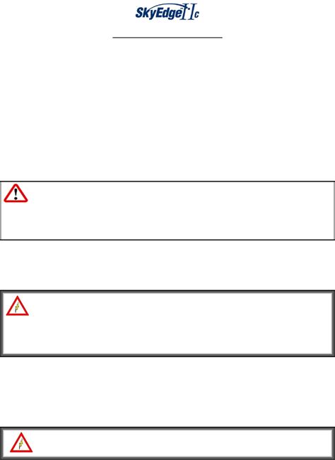Gilat SkyEdge II-c Capricorn Pro 4 DC Series Switch Installation notes ...
