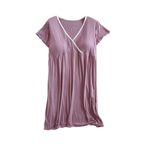 breaise Labor/Delivery/Hospital Gown Nursing Dress Maternity Nightgown