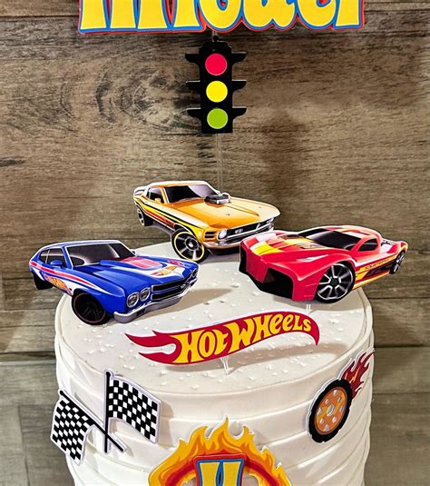 Topo De Bolo Hot Wheels Elo Produtos Especiais