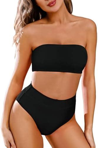 Pink Queen Women S Removable Strap Wrap Pad Cheeky High Waist Bikini Set Swimsuit