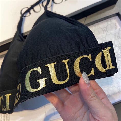 Gucci Women S Gucci Gucci New Black Sexy Bikini 2021 Solid Swimwear 2