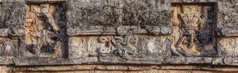 Temple Of The Frescoes In Tulum Mayan Peninsula