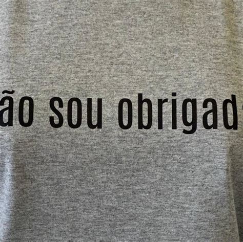 Camiseta Personalizada Não Sou Obrigada Elo7 Produtos Especiais