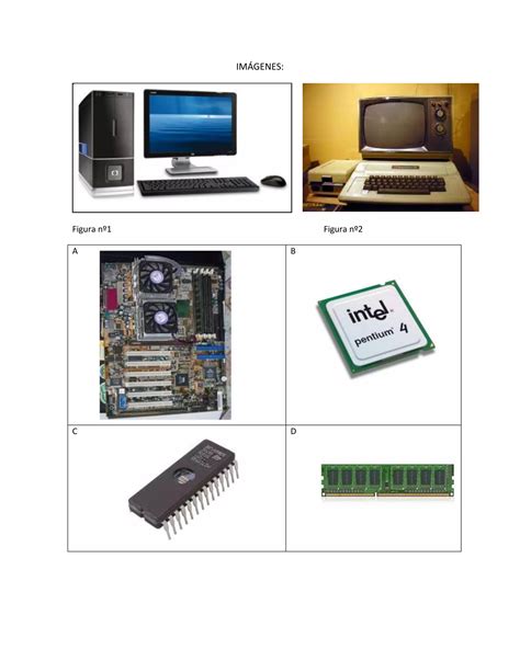 Guia De Investigacion Partes De La Computadora Inicial Numero Pdf