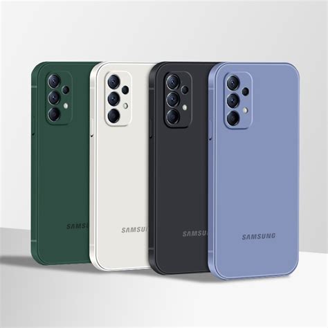 Casing Official Original Silicone Full Protection Soft Camera Protection Case Samsung Galaxy A72