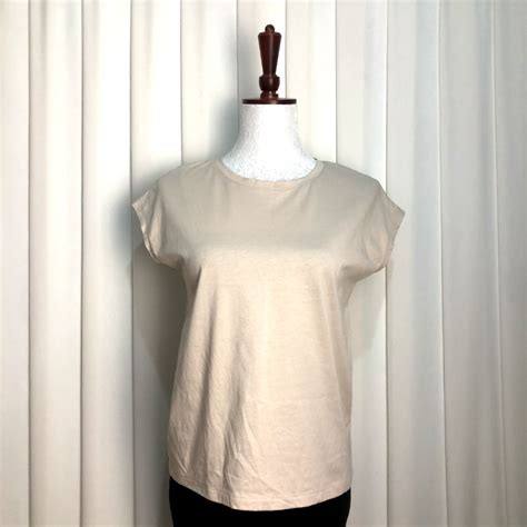 GU By Uniqlo Mercerized Cotton Nude On Carousell