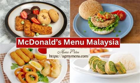 mcdonalds menu malaysia prices deals