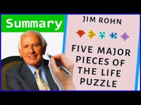 The First Key For Solving The Major Puzzles Of Life Jim Rohn Youtube