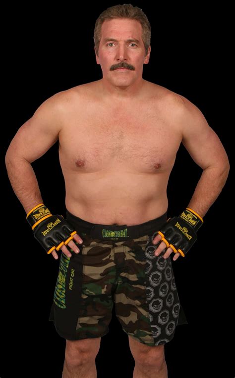 Download Professional Wrestler Dan Severn On White Background Wallpaper