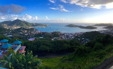 An overlook of Charlotte Amalie Harbor. Took this in St. Thomas of the