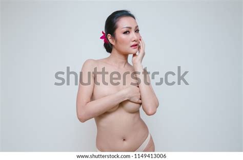 Sexy Woman Covers Her Breast Nude Stock Photo 1149413006 Shutterstock