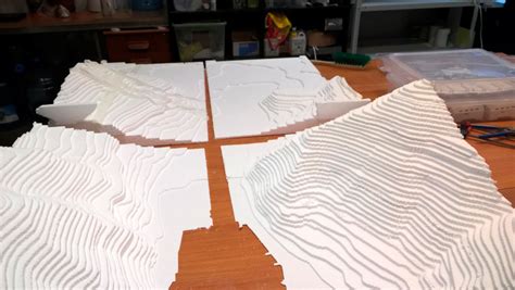 Макет из пенопласта.