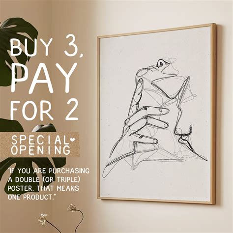 Minimalist LGBTQ Gay Couple Poster Queer Love Illustration Intimate