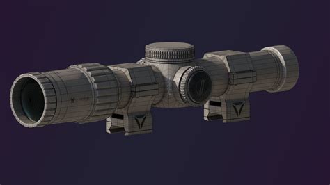 vortex razor hd iii  vr ar  poly  model cgtrader