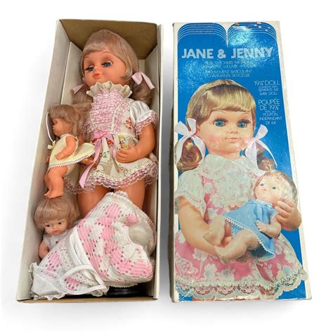 vintage jane  jenny musical doll  original box