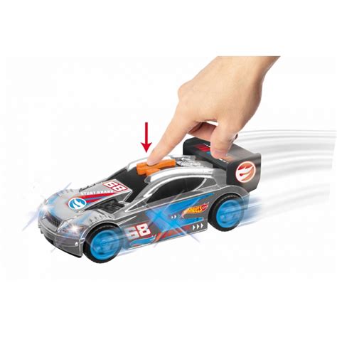 Masinuta Hot Wheels Time Tracker Cu Lumini Si Sunete Gri Brandtoys Ro