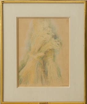 Tchelitchew Pavel 2 Works Seated Nude Leaning Back Study Of A Boy With His Arms Raised