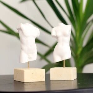 Naked Woman Statue SET Of Two Nude Male Sculpture Marble Sculpture Erotic Figurine Etsy