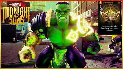 Marvel S Midnight Suns Hulk Midnight Suns Suit Unlocked Monster Or Man