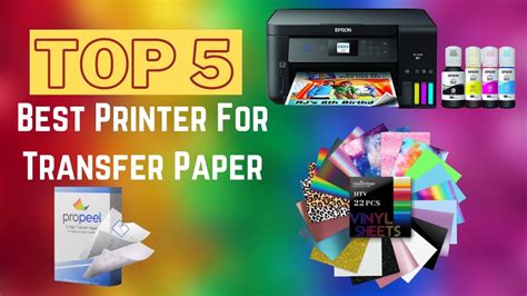 Top 5 Best Printer For Transfer Paper In 2024 Youtube