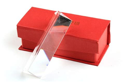 2 Optical Glass Triple Triangular Prism Physics Teaching Light Spectrum 5cm Ebay