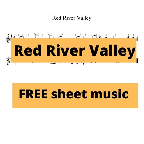 Red River Valley FREE sheet music - Judith Teaches Violin