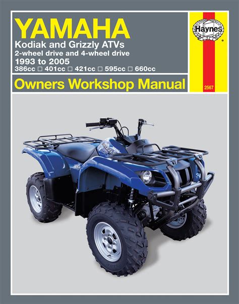 Repair Manuals Guides For Yamaha Grizzly 600 1998 2001 Haynes Manuals