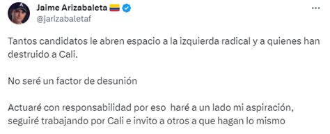 El Bukele colombiano renunció a su candidatura a la Alcaldía de Cali