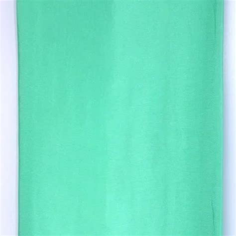 Light Pista Colour Pure Chinon Plain Dyed Fabric Fab